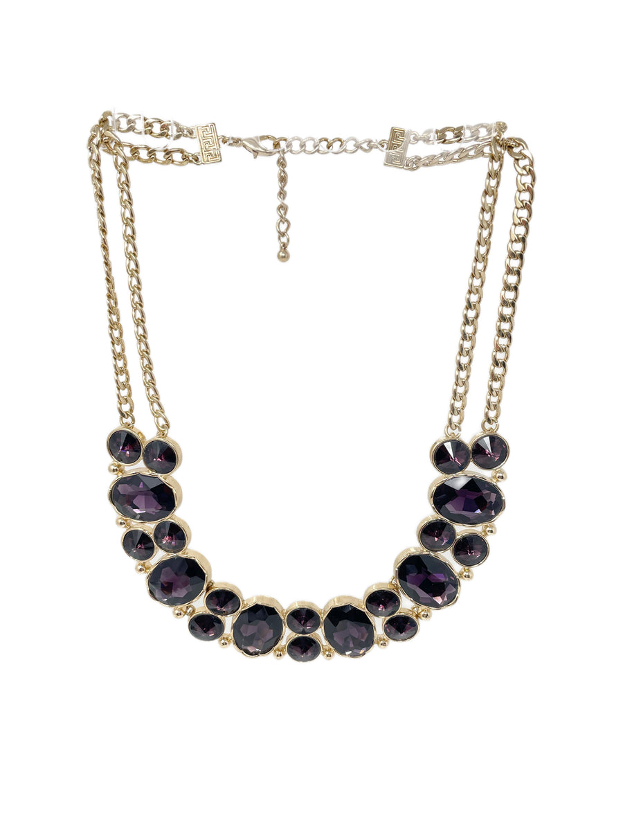 Purple Boulder Necklace