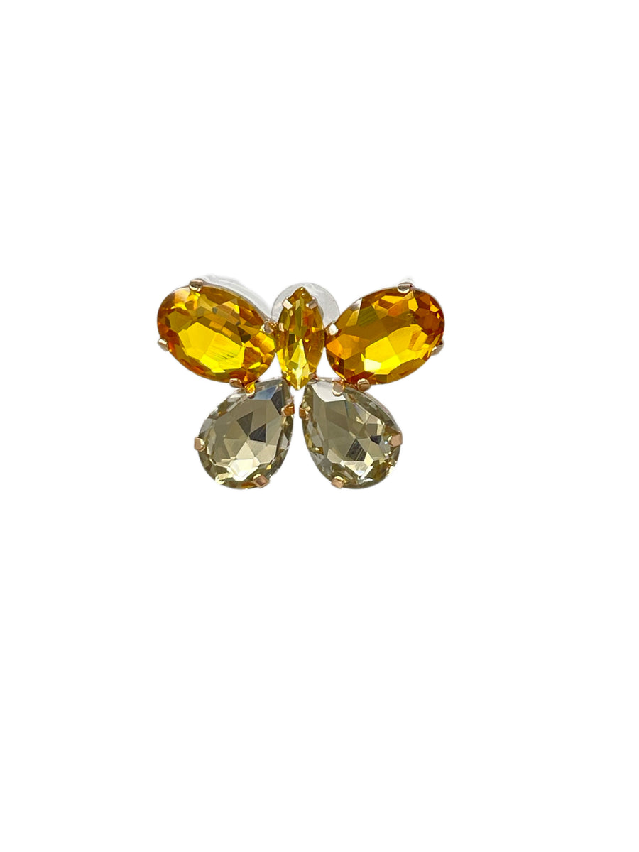 Canary Butterfly Earrings