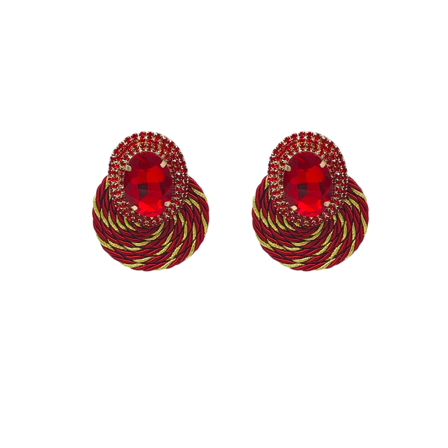 Red Deluxe Studs