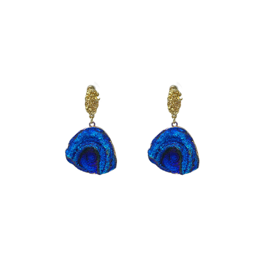 Blue Lava Earrings