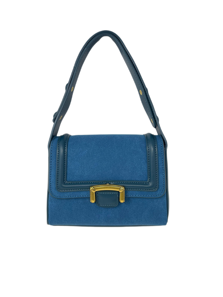 Blue Suede Shoes Handbag