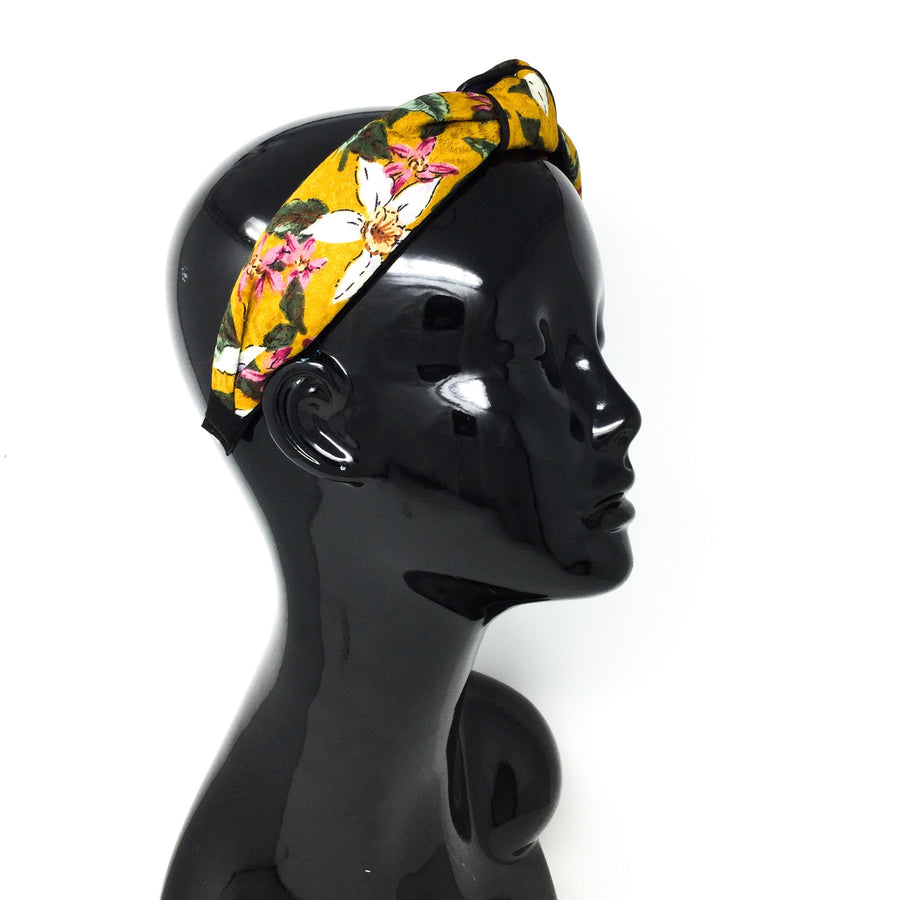 Yellow Floral Headband