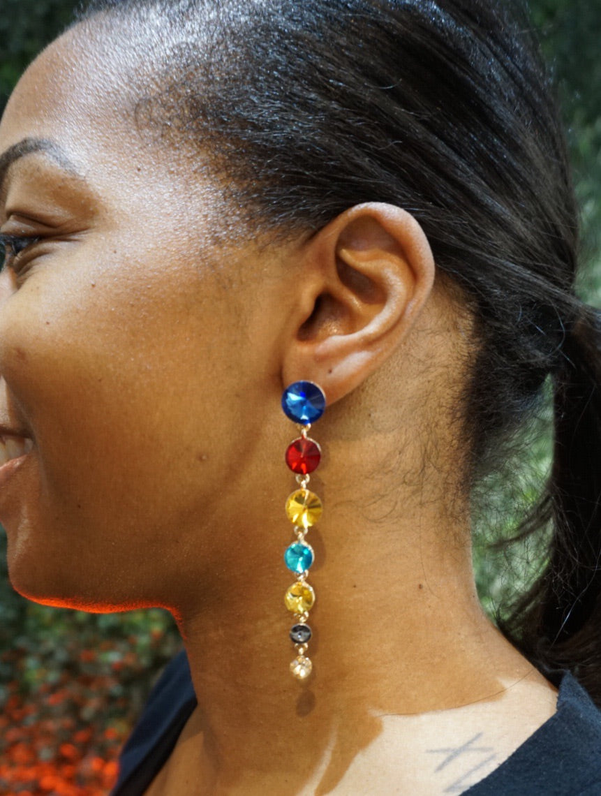 Colorful Drip Earrings