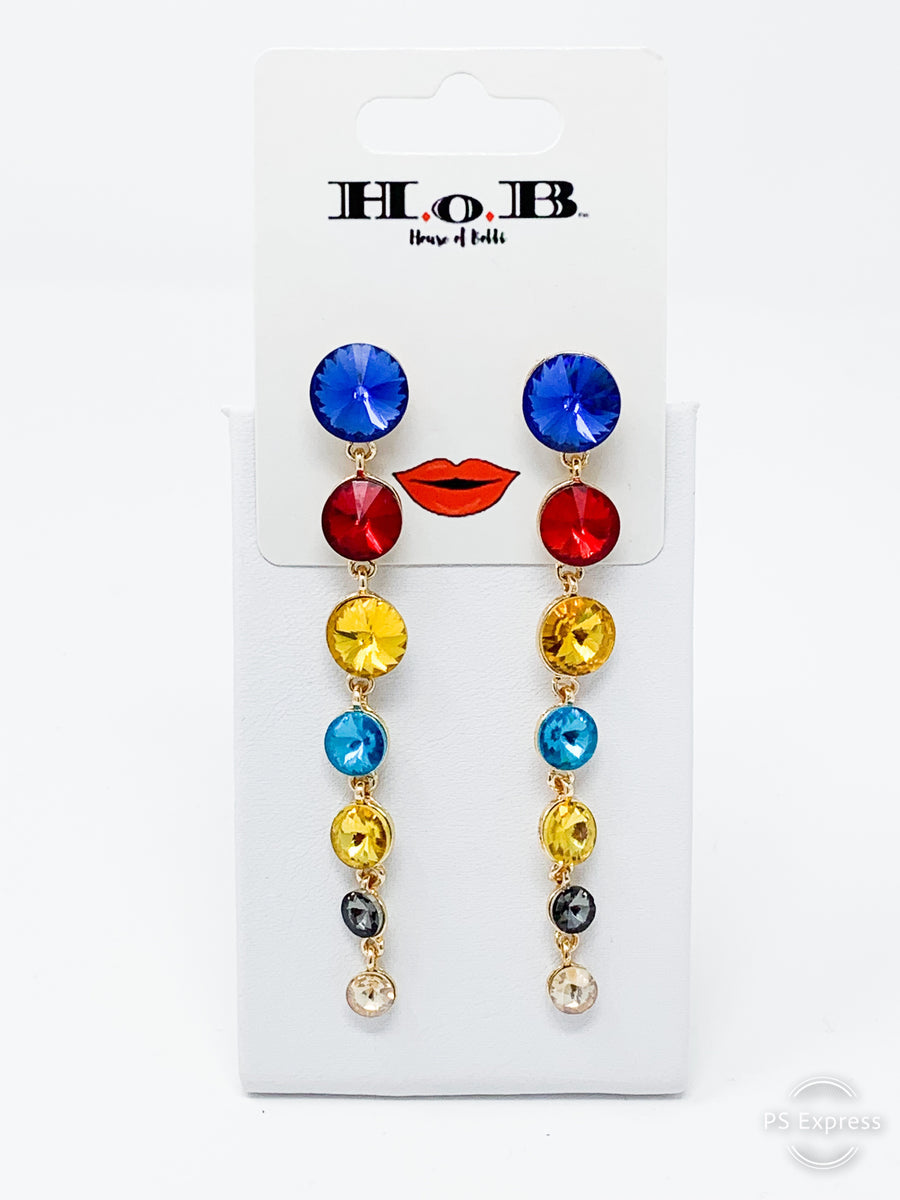 Colorful Drip Earrings