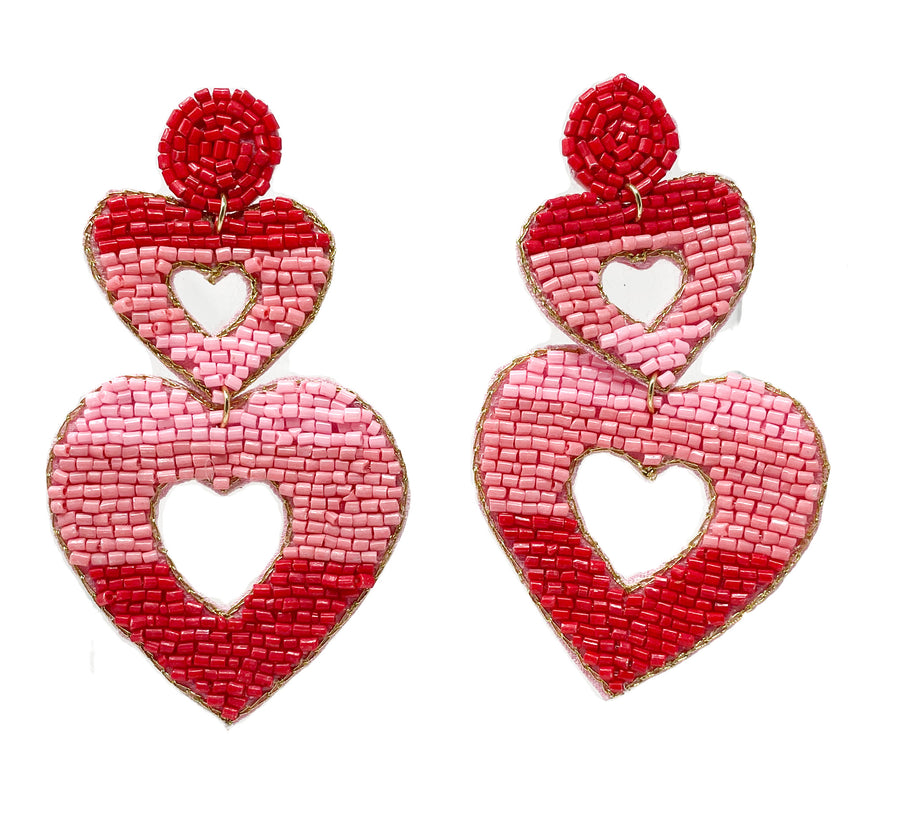 Ombré Heart Earrings