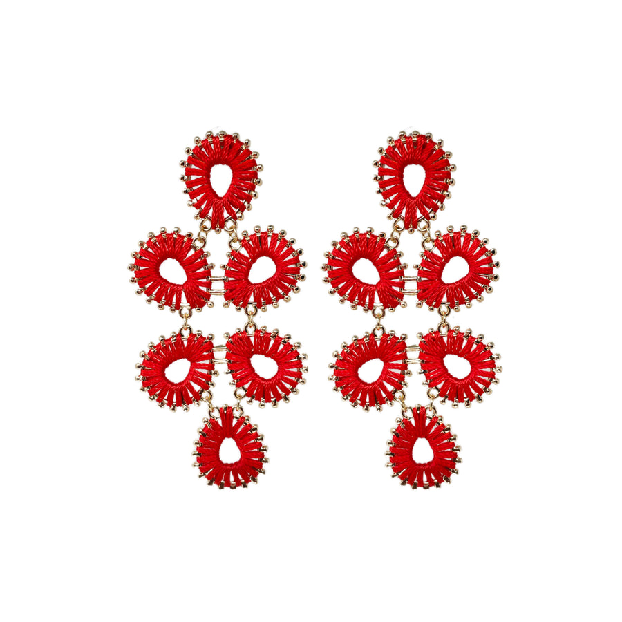 Figure 8 Earrings-Red