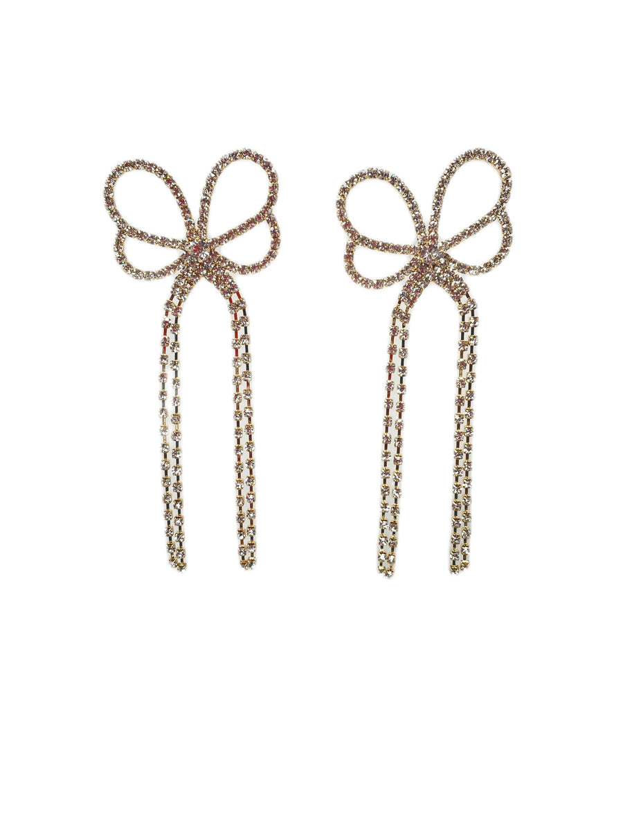 Gold Bows Earrings