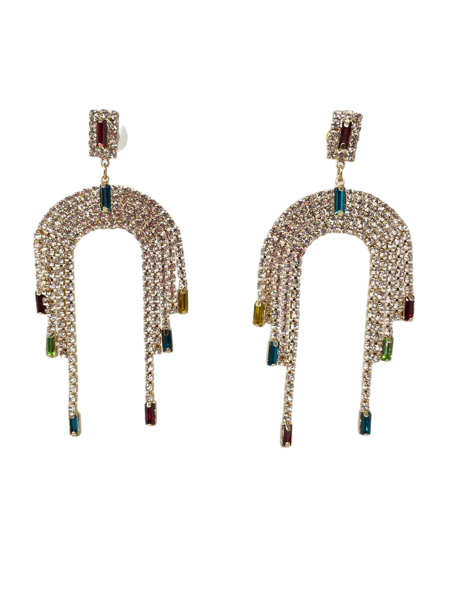 Jeweled Rainbow Earrings