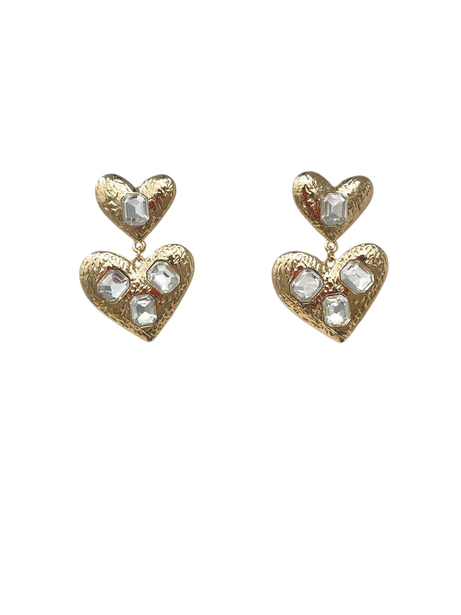 Hearts n Gems Earrings