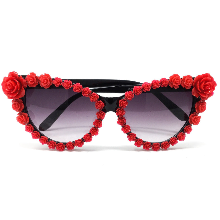 Red Rose Sunglasses