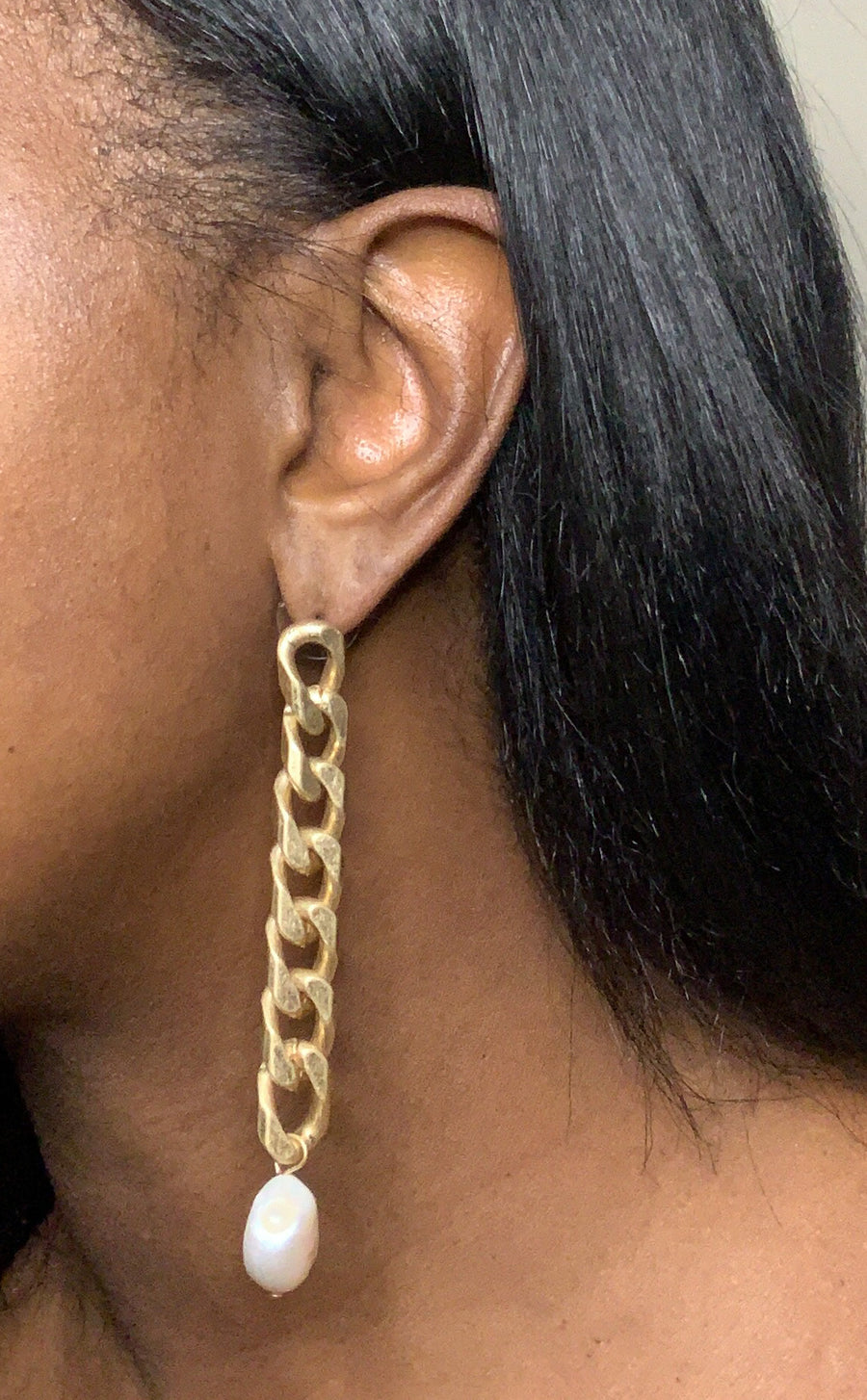 Pearl n’ Chains Earrings