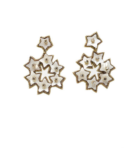 Creamsicle Stars Earrings
