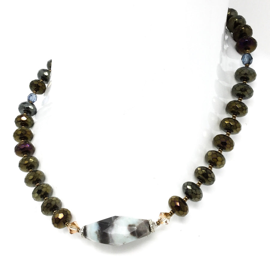 Bronze Bead Necklace