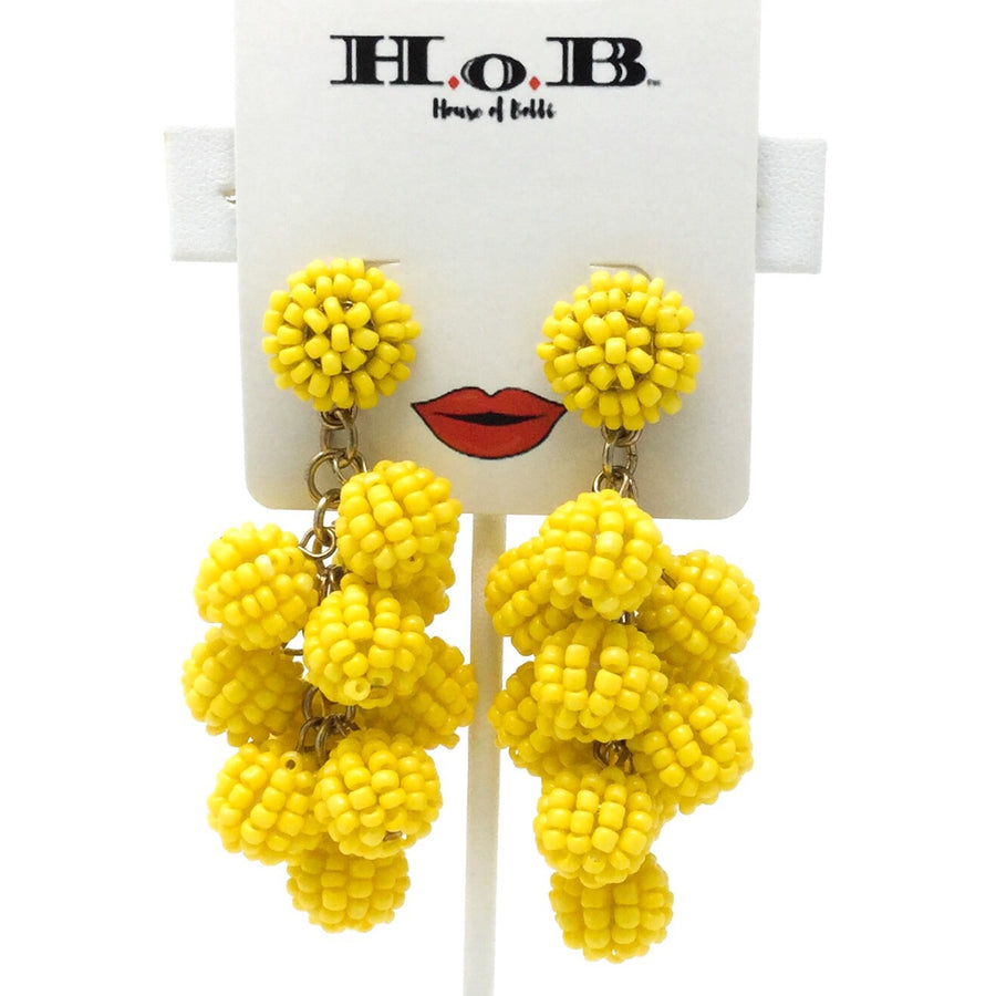 Yellow Fruit Earrings