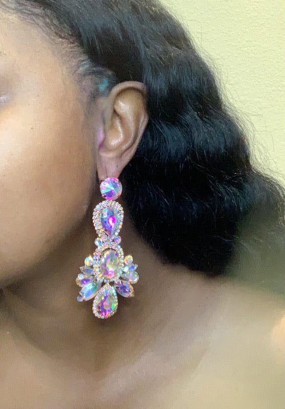 Mirrored Grecian Goddess Earrings