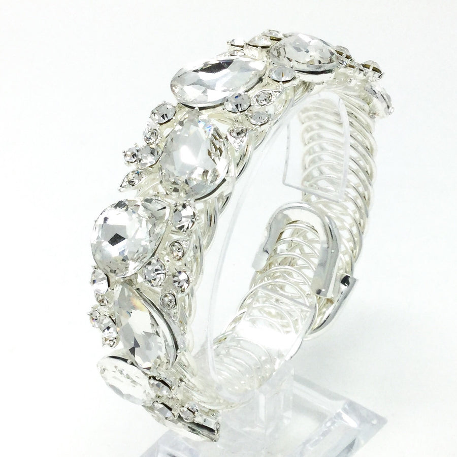 Large Teardrop Bridal Bracelet