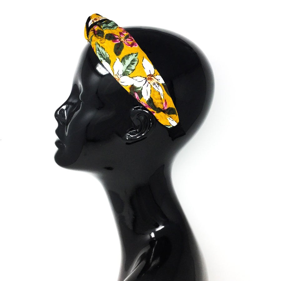 Yellow Floral Headband