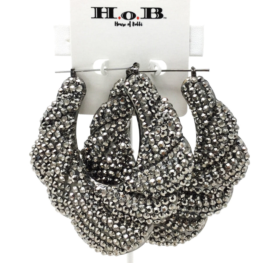 Braided Hollow Form Hoops