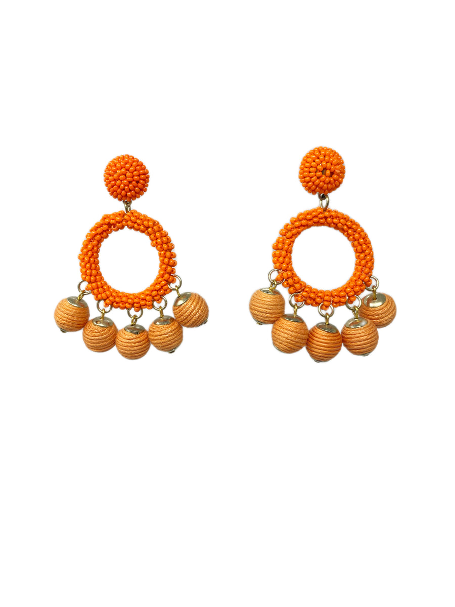 Orange Mango Earrings